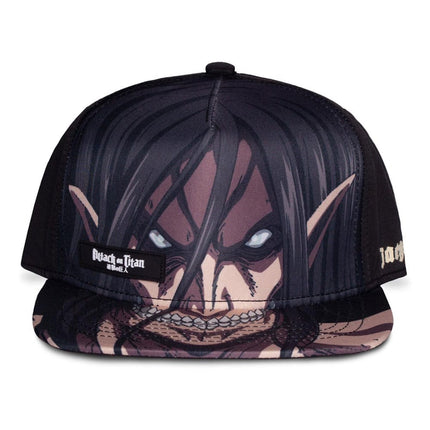 Attack on Titan Snapback Cap Eren Jaeger Titan Cappello Baseball