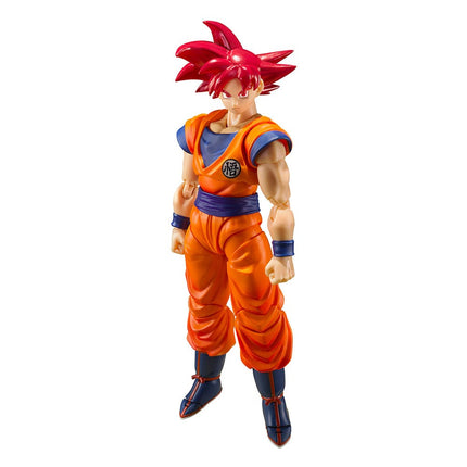 Son Goku Super Saiyan God of Virture Dragon Ball Super S.H. Figuarts Action Figure 14 cm