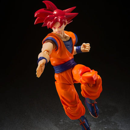 Son Goku Super Saiyan God of Virture Dragon Ball Super S.H. Figuarts Action Figure 14 cm