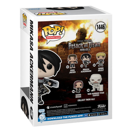 Mikasa Ackerman Attack on Titan POP! Animation Vinyl Figure 9 cm  - 1446