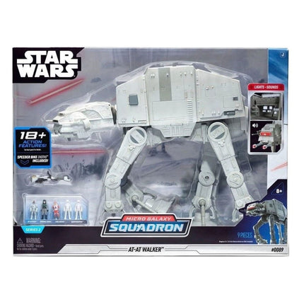 Assault Class AT-AT  Star Wars Micro Galaxy Squadron Feature Vehicle with Figures 24 cm