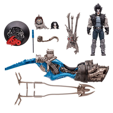 Lobo with Spacehog Vehicle (Gold Label) DC Multiverse Action Figure