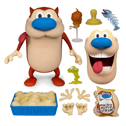 Stimpy The Ren & Stimpy Show Deluxe Action Figure 18 cm