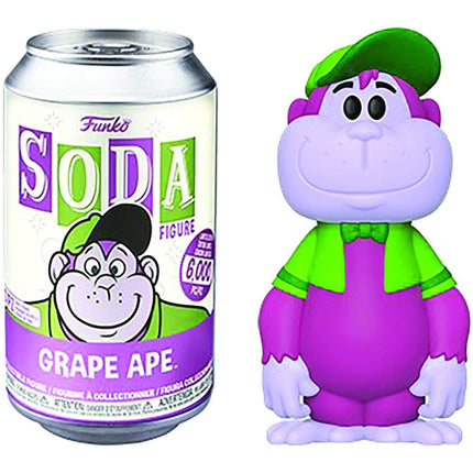 Hanna Barbera POP! Filmy Vinyl SODA Figures Grape Ape 11cm