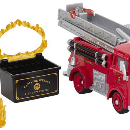 Changement de couleur rouge de camion de pompiers Cars Disney Changement de couleur de camion de pompier
