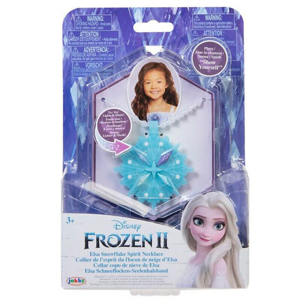 Frozen 2 Collana Snowflake spirit necklace Suoni e luci