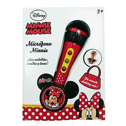 Mikrofon Minnie z dźwiękami i światłami