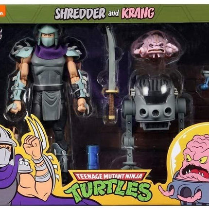 Shredder vs Krang in Bubble Walker Action Figure TMNT Ninja Turtles 2-Pack 18 cm. NECA 54114